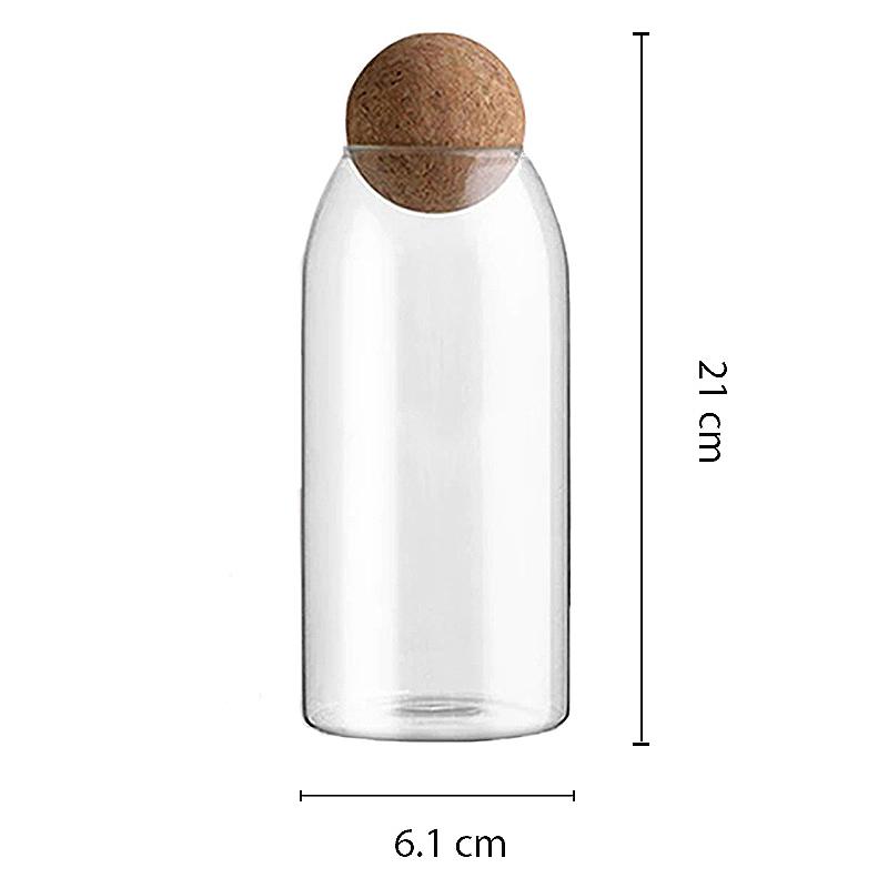 Bocal à épices couvercle original dimensions format 1200 ml
