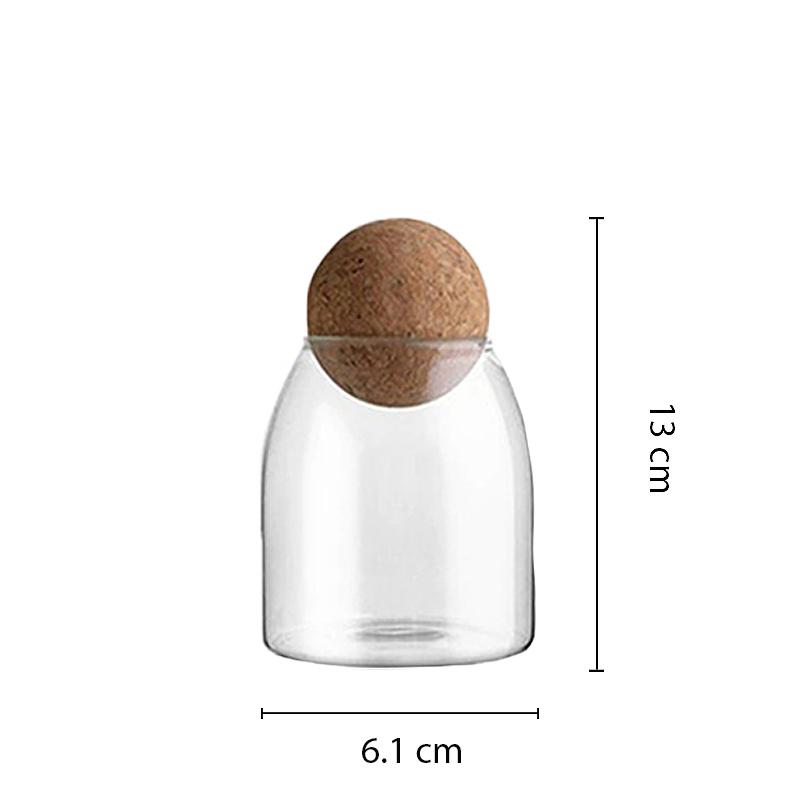Bocal à épices couvercle original dimensions format 500 ml