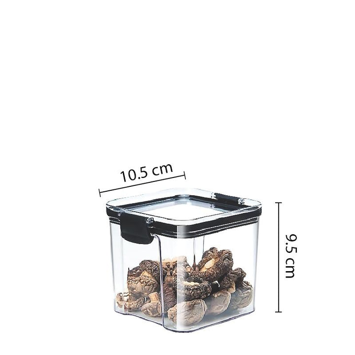 Lot de 6 boîtes à épices rechargeables pour assaisonnement, boîtes de rangement empilables transparentes, outils de cuisine