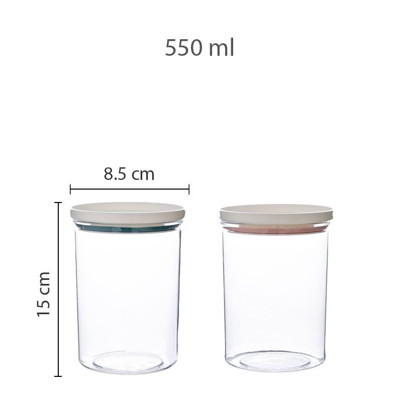 Boite à épices  couvercle hermétique dimensions format 550 ml