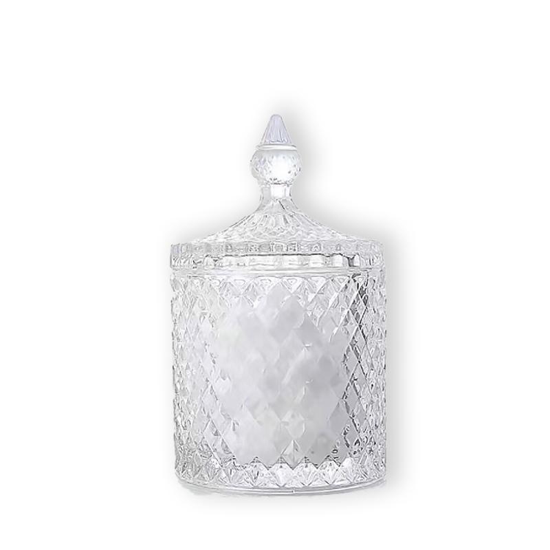 Sucrier de Palace en verre de cristal | Accessoires de table | Manège épicé