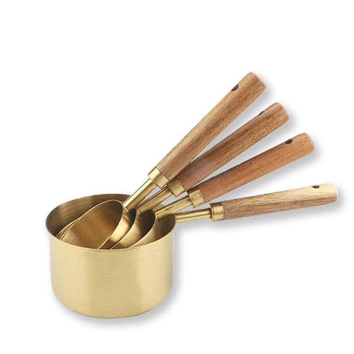 Cuillère Doseuse Et Tasse En Inox Doré | Manège épicé
