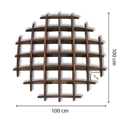 Porte épice mural bois dimensions 100 cm
